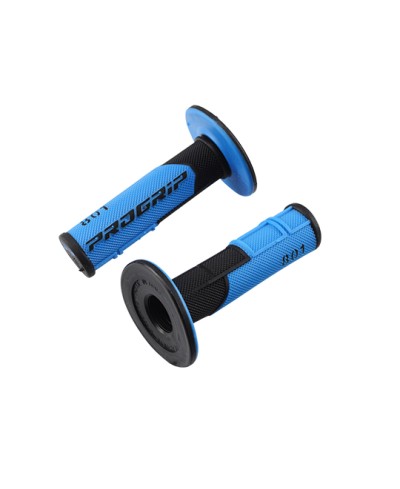 REVETEMENT/POIGNEE PROGRIP 801 NOIR/BLEU LIGHT (PR) DOUBLE DENSITE 115MM