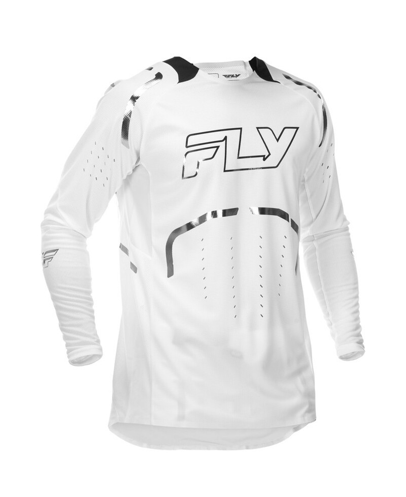 Maillot FLY RACING Evolution DST Flash LE - blanc/argent