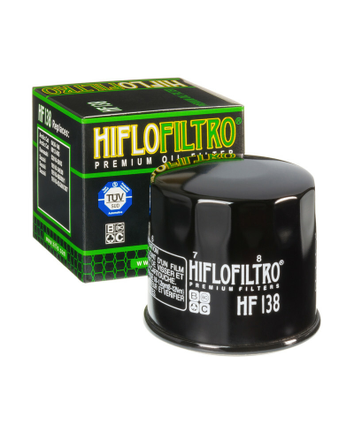 Filtre a huile HIFLOFILTRO Noir brillant - HF138