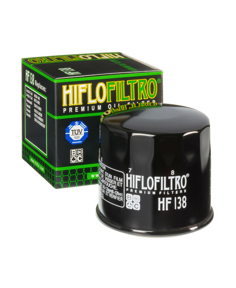 Filtre a huile HIFLOFILTRO Noir brillant - HF138