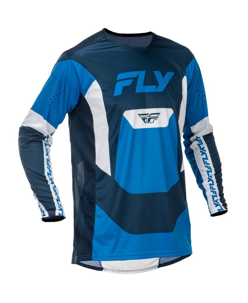 Maillot FLY RACING Lite - bleu/blanc