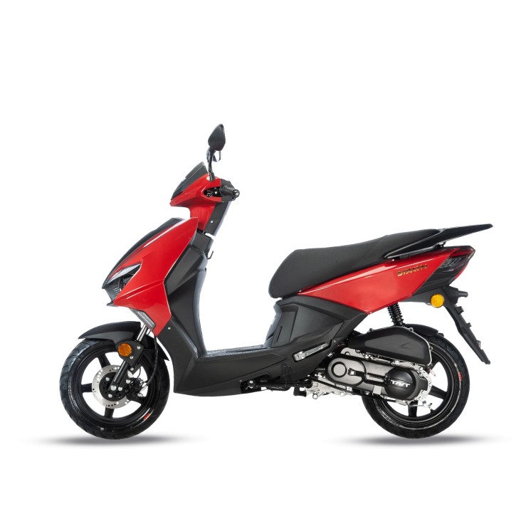 SCOOTER TNT MOTOR DIXON ROUGE 12\' 4 TEMPS 50cc INJECTION EURO 5/+ V2