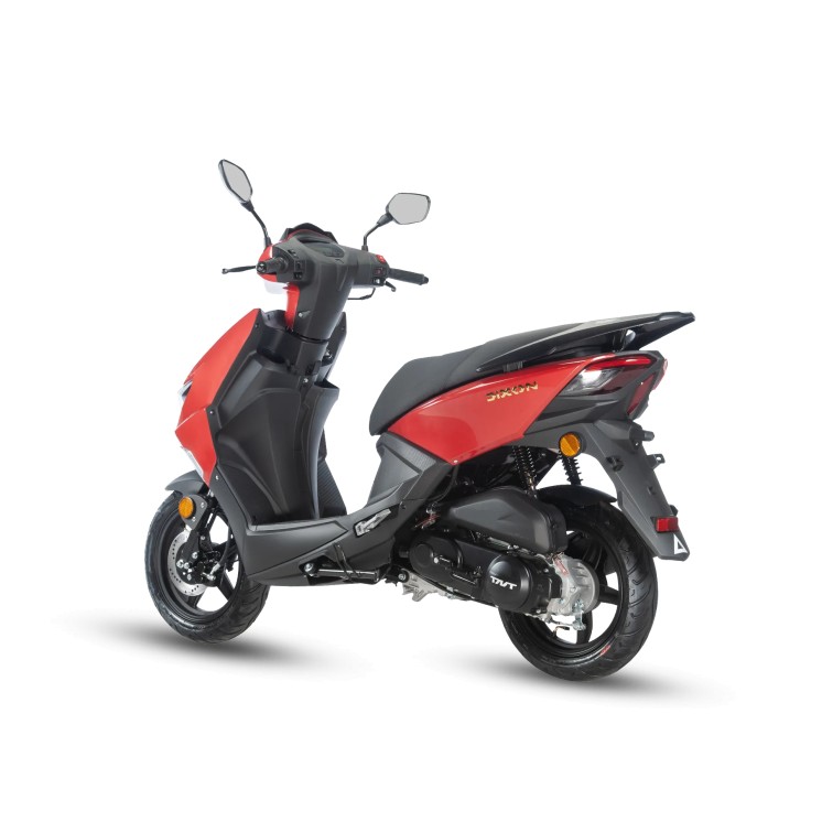 SCOOTER TNT MOTOR DIXON ROUGE 12\' 4 TEMPS 50cc INJECTION EURO 5/+ V2