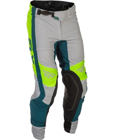 Pantalon FLY RACING Lite - gris/Lime/Teal