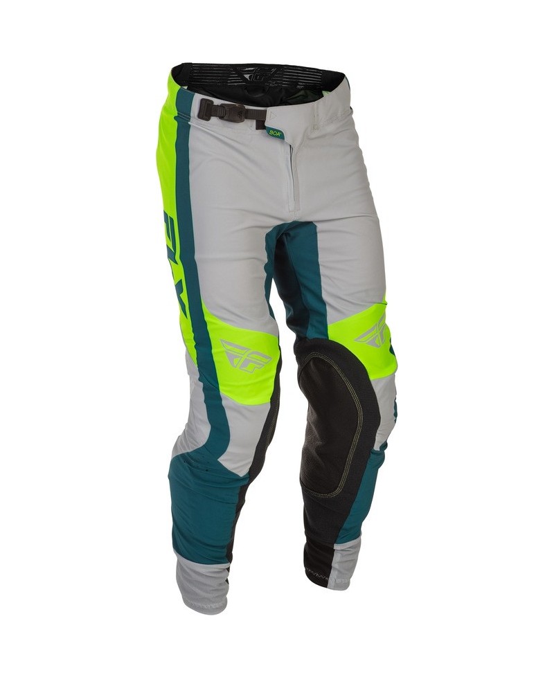 Pantalon FLY RACING Lite - gris/Lime/Teal