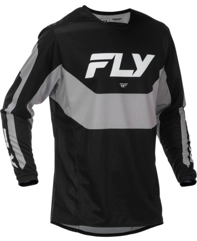 Maillot FLY RACING Kinetic - noir/gris