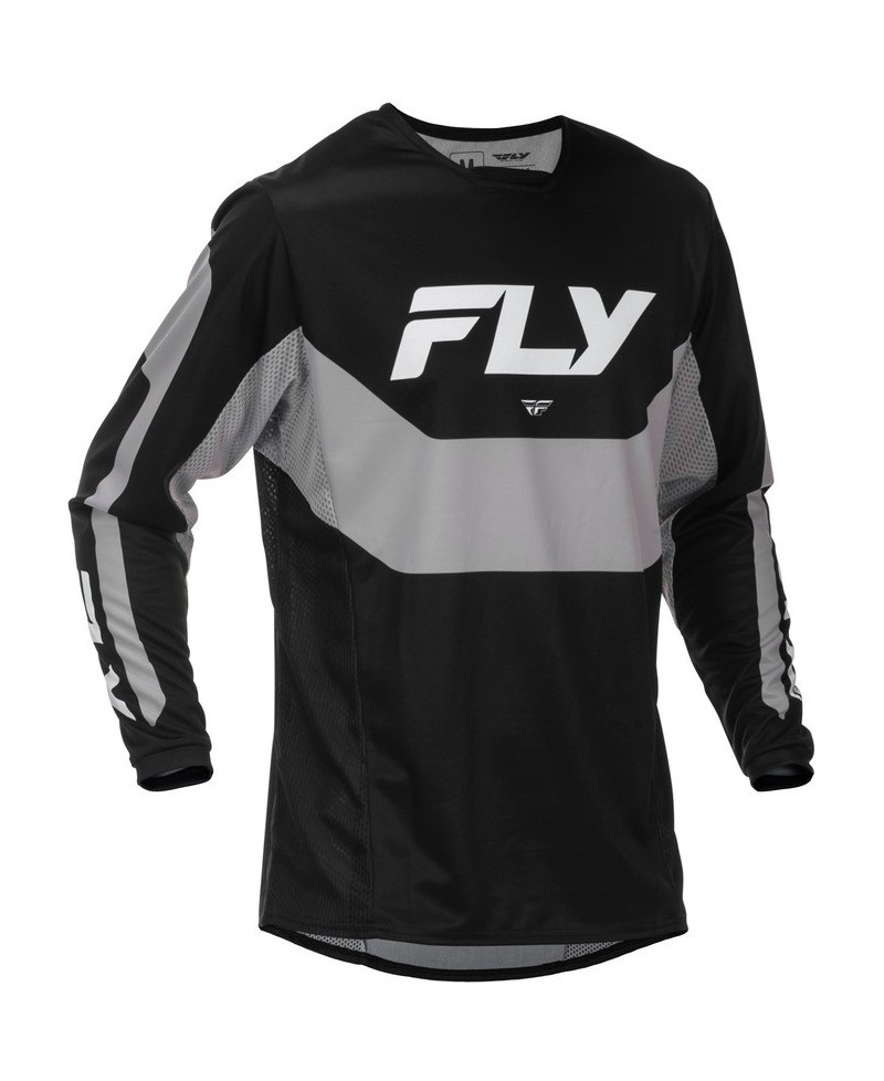 Maillot FLY RACING Kinetic - noir/gris