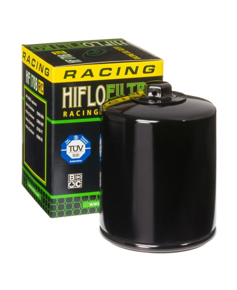 Filtre a huile HIFLOFILTRO Performance noir brillant - HF170BRC