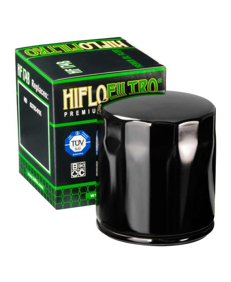 Filtre a huile HIFLOFILTRO noir brillant - HF174B