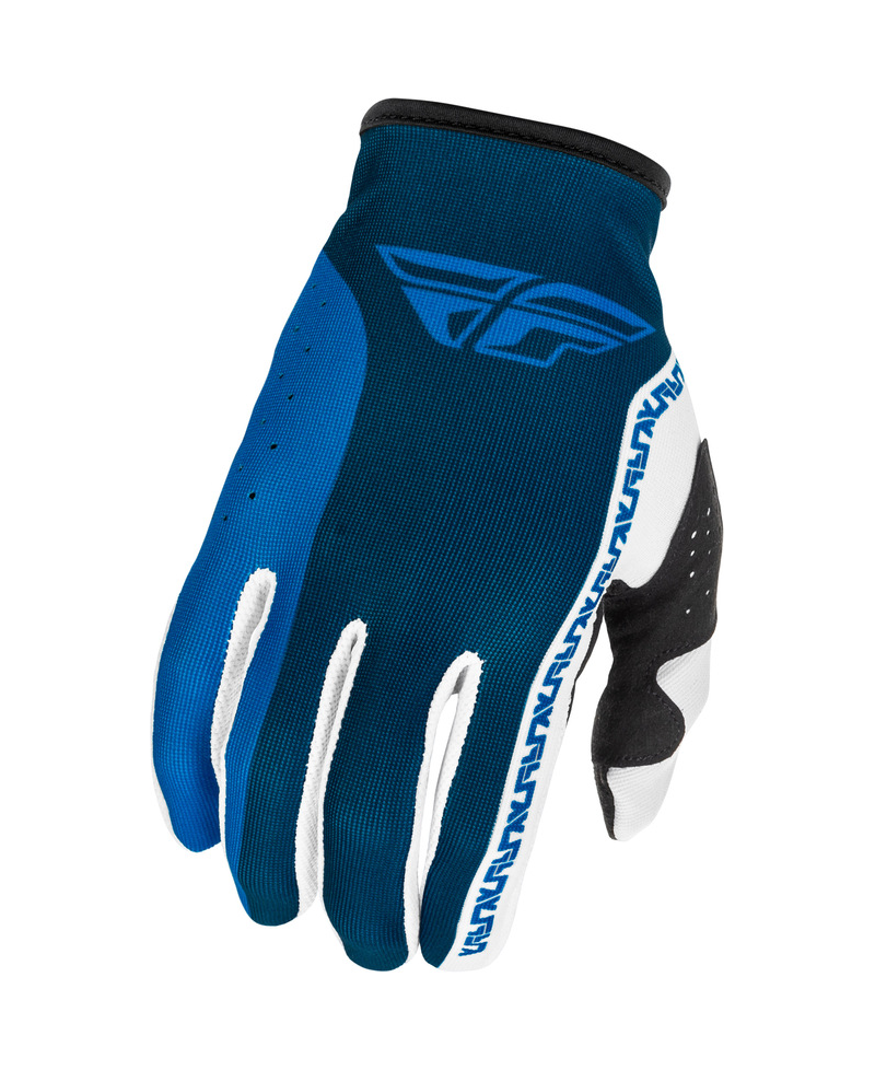 Gants enfant FLY RACING Lite - bleu/blanc - Taille YS