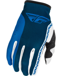 Gants enfant FLY RACING Lite - bleu/blanc - Taille YL