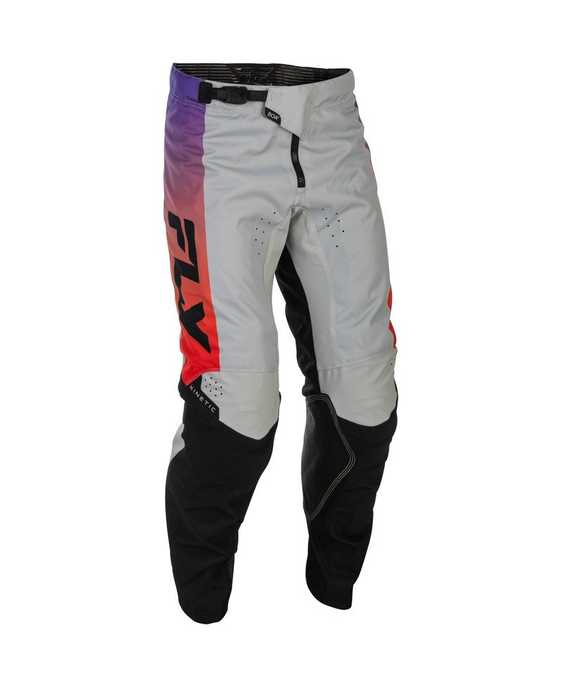 Pantalon FLY RACING Kinetic - gris/rouge/violet/noir