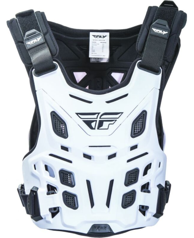 Plastron FLY RACING Revel Roost Race CE blanc - Taille Taille unique Adulte