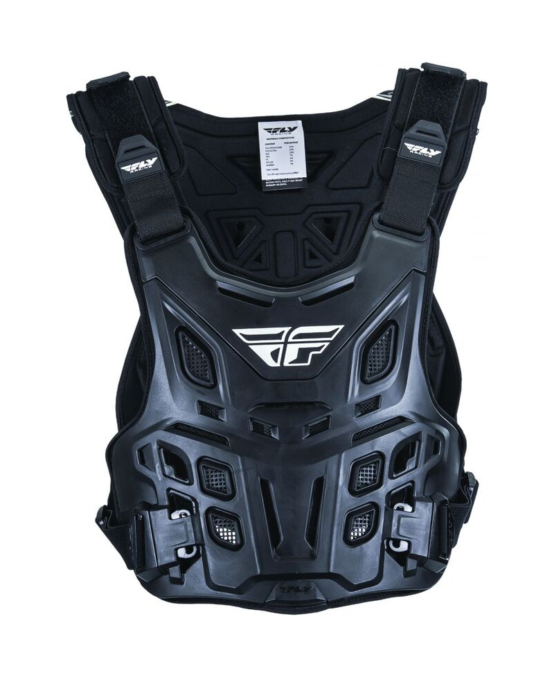Plastron FLY RACING Revel Roost Race CE noir - Taille Taille unique Adulte