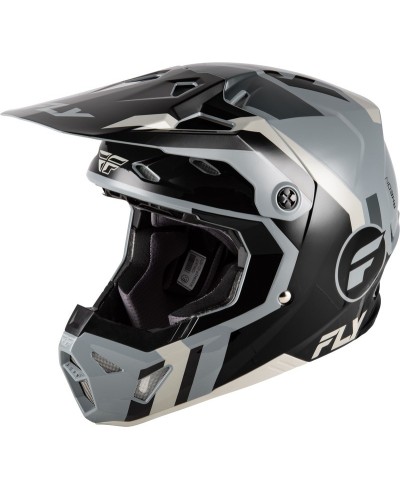 Casque FLY RACING Formula CP Seal - noir/gris