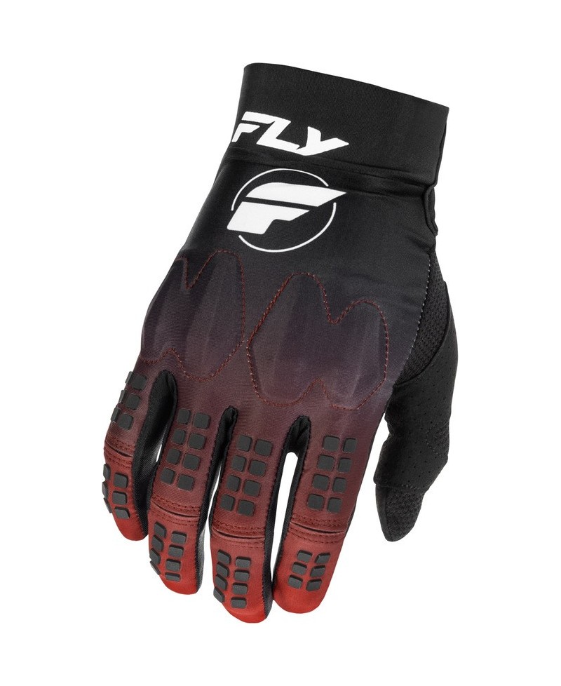 Gants FLY RACING Evolution DST - rouge/noir/blanc