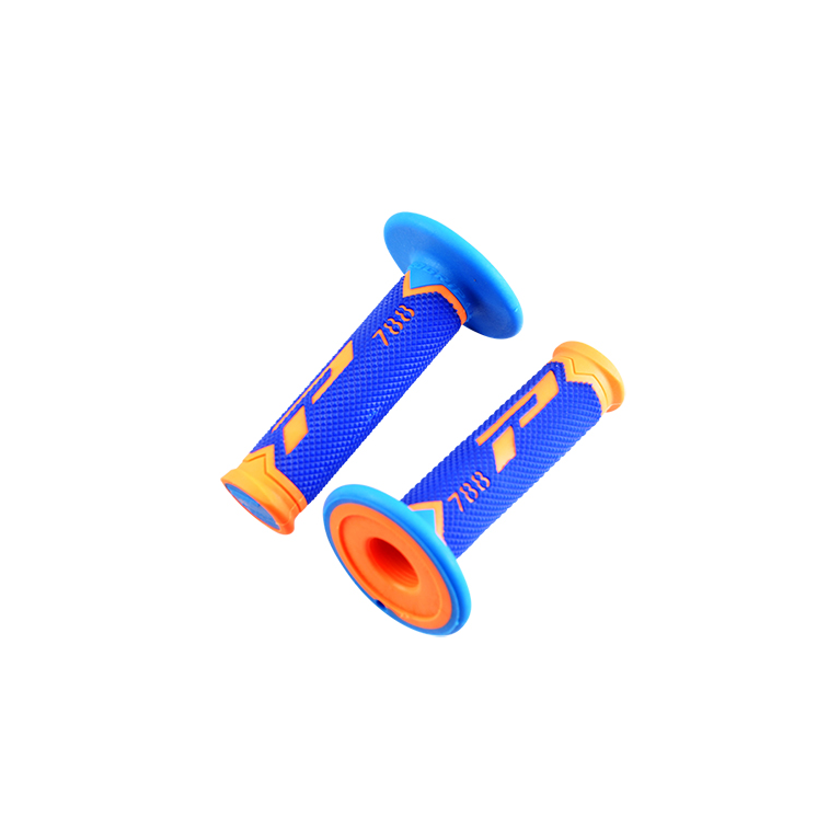 REVETEMENT/POIGNEE PROGRIP 788 BLEU/ORANGE FLUO/BLEU TURQUOISE (PR) TRIPLE DENSITE 115MM