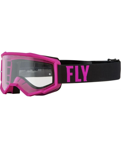 Masque FLY RACING Focus Rose/Noir -