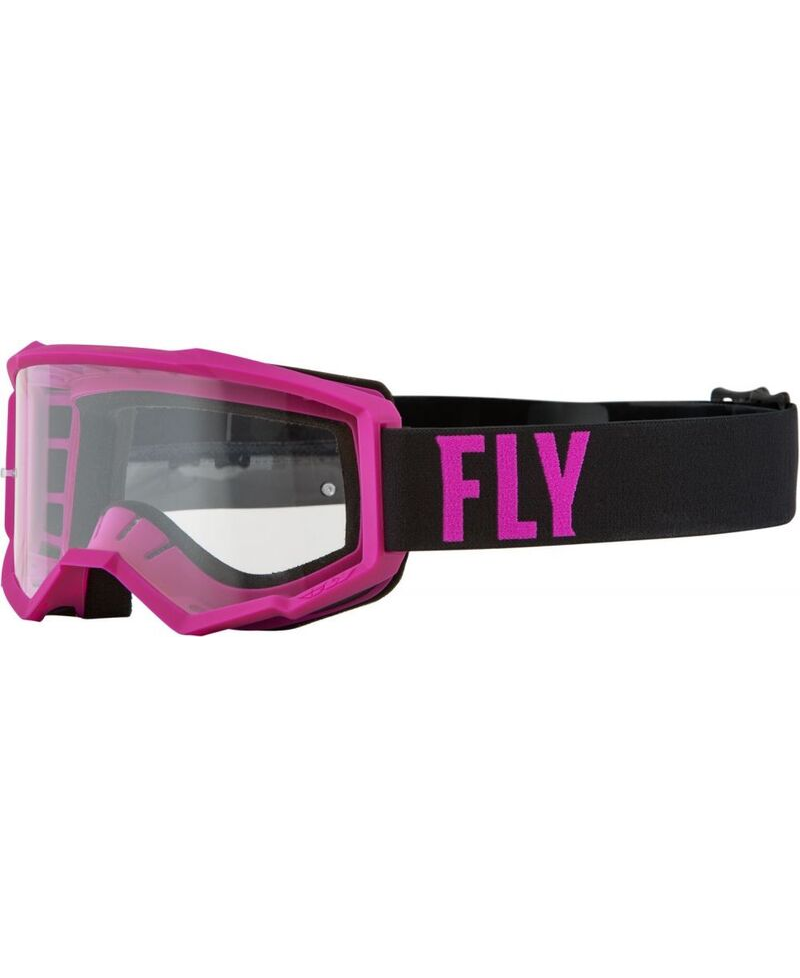 Masque FLY RACING Focus Rose/Noir -