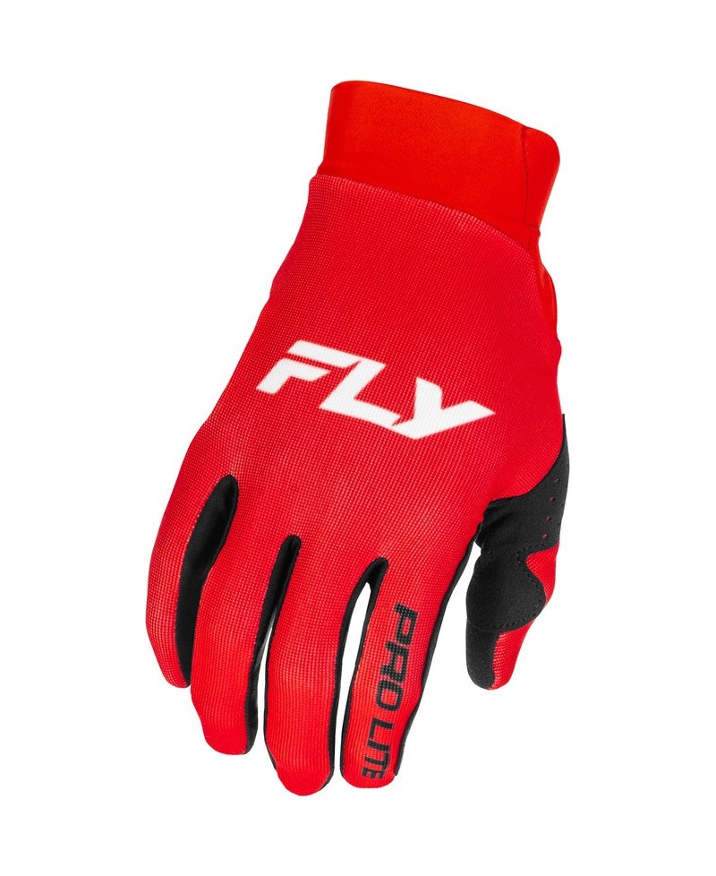 Gants FLY RACING Pro Lite - rouge/blanc