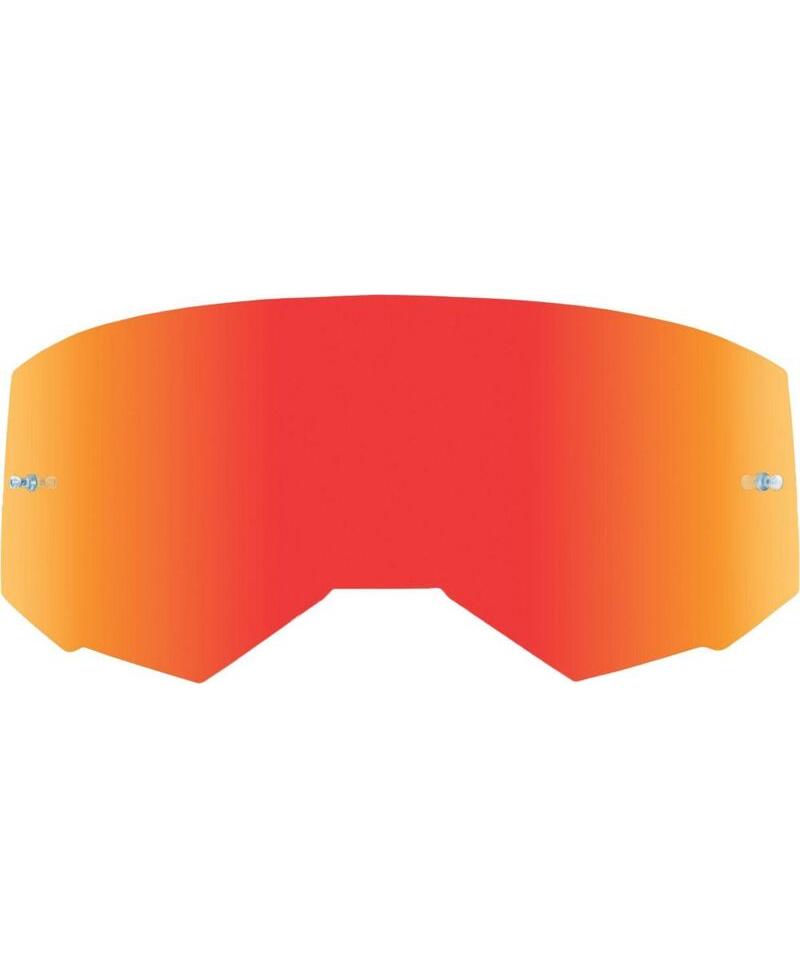 Écran FLY RACING avec fixation pour tear-off - rouge - Taille