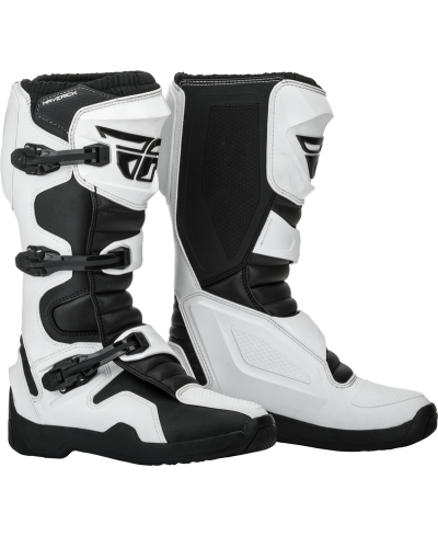 Bottes FLY RACING Maverik Blanc 10-44.5 - Taille