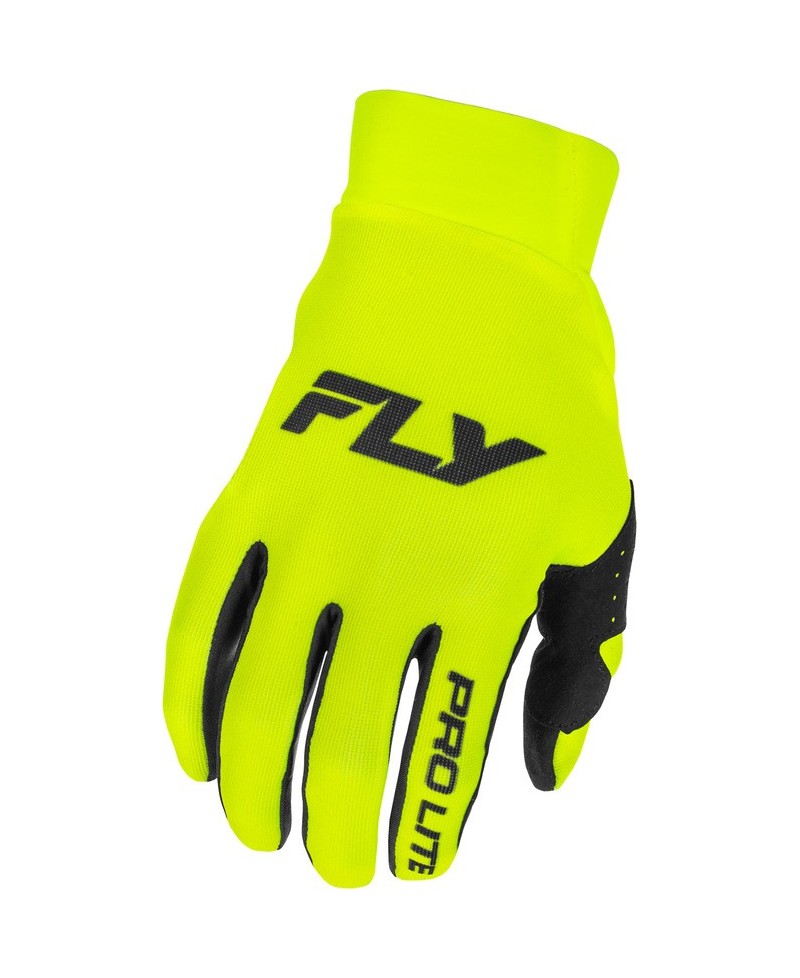 Gants FLY RACING Pro Lite - noir/jaune fluo