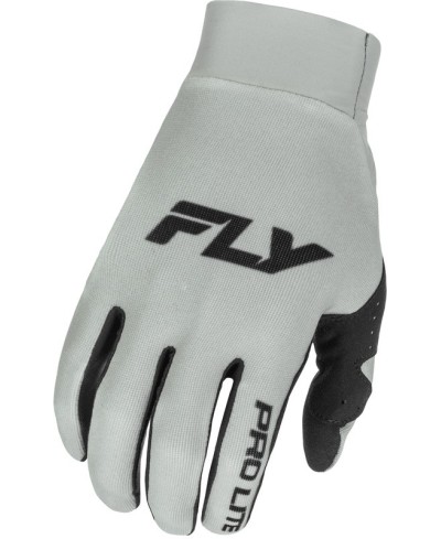 Gants FLY RACING Pro Lite - gris/noir