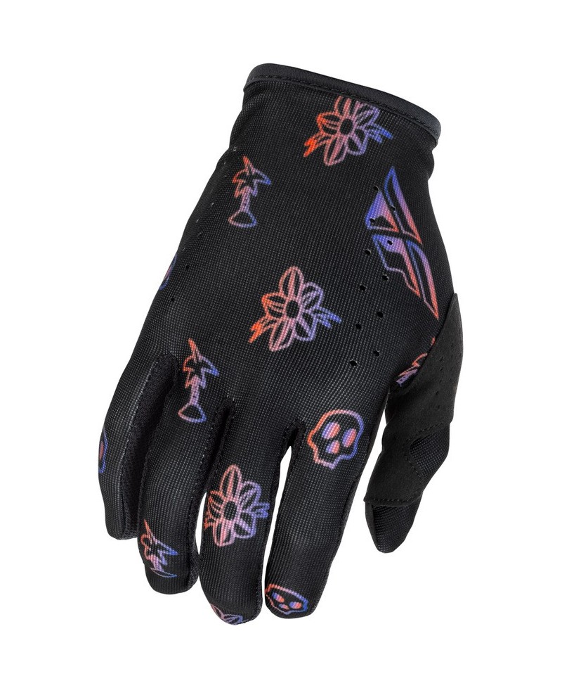 Gants FLY RACING Lite Outline Special Edition - noir/rouge/violet