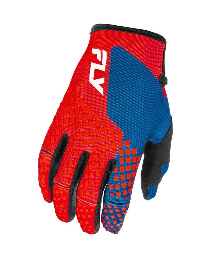 Gants FLY RACING Kinetic - rouge/blanc/bleu