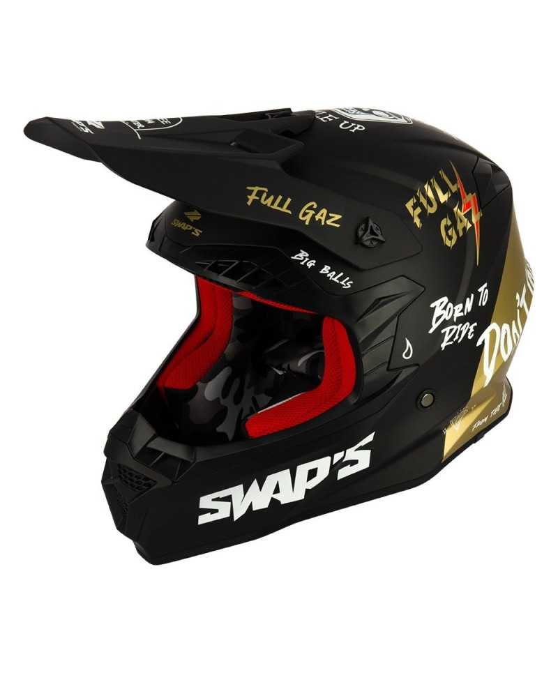 Casque SWAPS cross S849 2FASTER Full Gas S