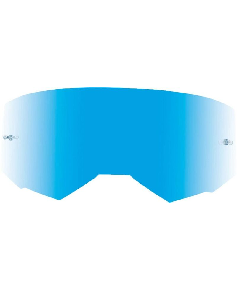 Écran FLY RACING avec picots - bleu ciel reflet/fumé - Taille