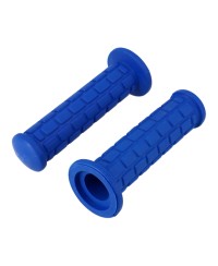 REVETEMENT/POIGNEE SCOOTER/CYCLO ASPECT CROSS BLEU 130MM (PR)