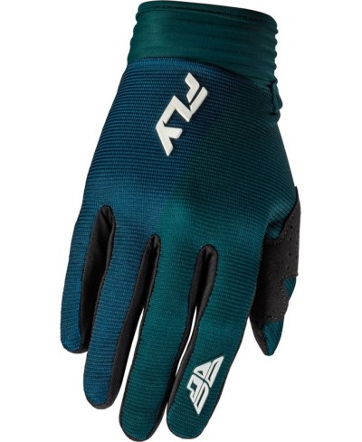 Gants femme FLY RACING F-16 - bleu/blanc