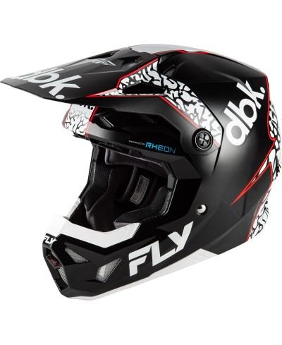 Casque FLY RACING Formula CP Special Edition DBK - noir/blanc/rouge