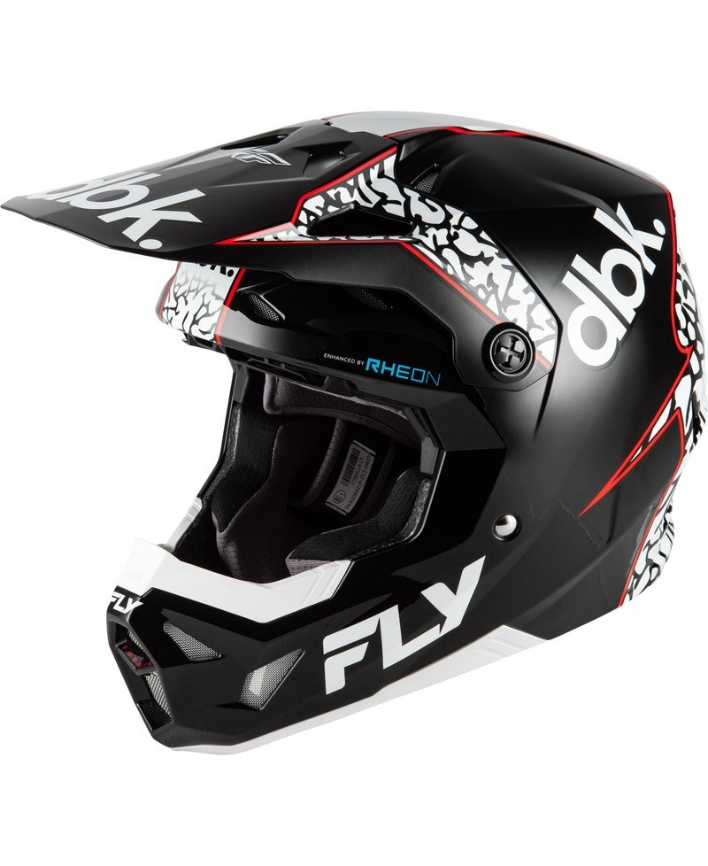 Casque FLY RACING Formula CP Special Edition DBK - noir/blanc/rouge
