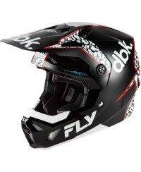 Casque FLY RACING Formula CP Special Edition DBK - noir/blanc/rouge