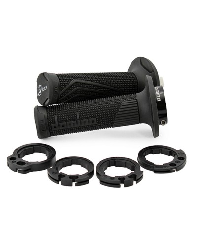 REVETEMENT/POIGNEE DOMINO D-LOCK CROSS/ENDURO/OFF ROAD NOIR (PR) 116MM