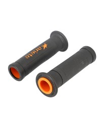 REVETEMENT/POIGNEE ARIETE ARIRAM NOIR/ORANGE (PR)  - 120MM - DEBOUCHEPOUR EMBOUT DE GUIDO