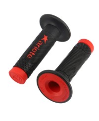 REVETEMENT/POIGNEE ARIETE VULCAN NOIR/ROUGE (PR)  - 115MM