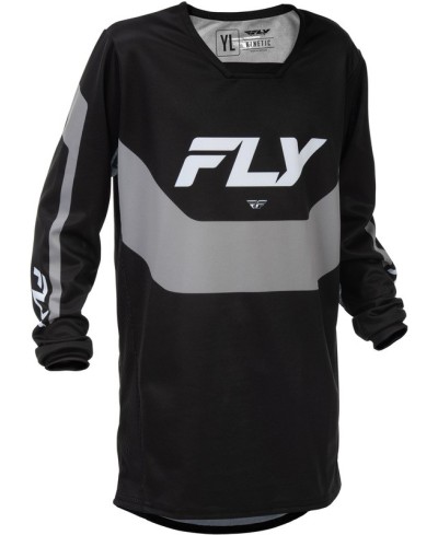 Maillot enfant FLY RACING Kinetic - noir/gris
