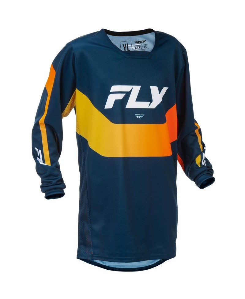 Maillot enfant FLY RACING Kinetic - Navy/orange