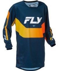 Maillot enfant FLY RACING Kinetic - Navy/orange