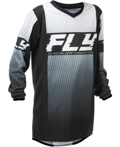 Maillot enfant FLY RACING F-16 - noir/blanc