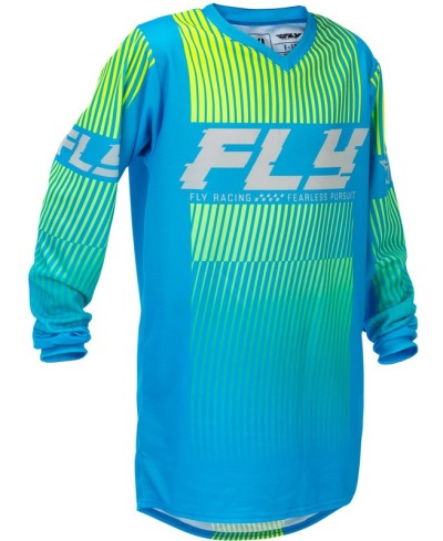 Maillot enfant FLY RACING F-16 - bleu/jaune