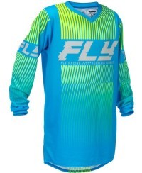 Maillot enfant FLY RACING F-16 - bleu/jaune