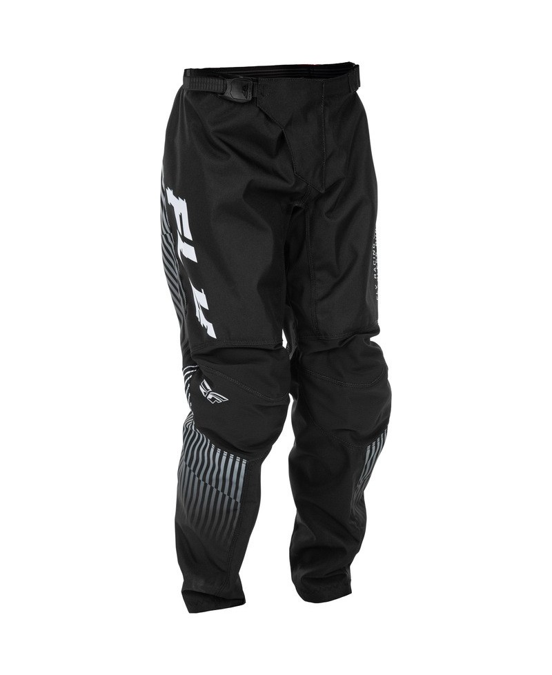 Pantalon enfant FLY RACING F-16 - noir/blanc