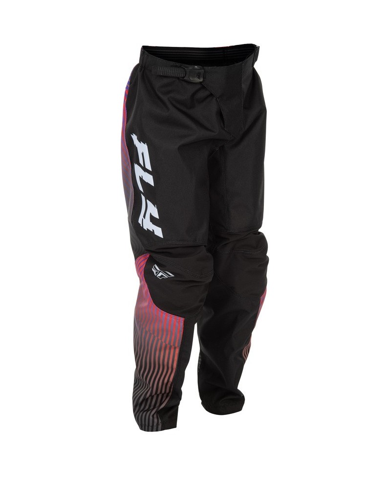 Pantalon enfant FLY RACING F-16 - noir/rouge/violet