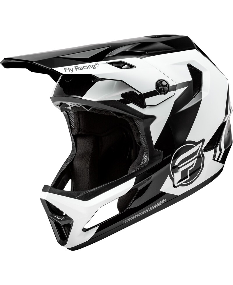 Casque velo FLY RACING Rayce - noir/blanc/gris - L