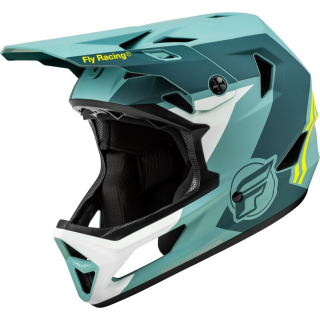 Casque velo FLY RACING Rayce - Matte Blue Stone/Hi-Vis - M
